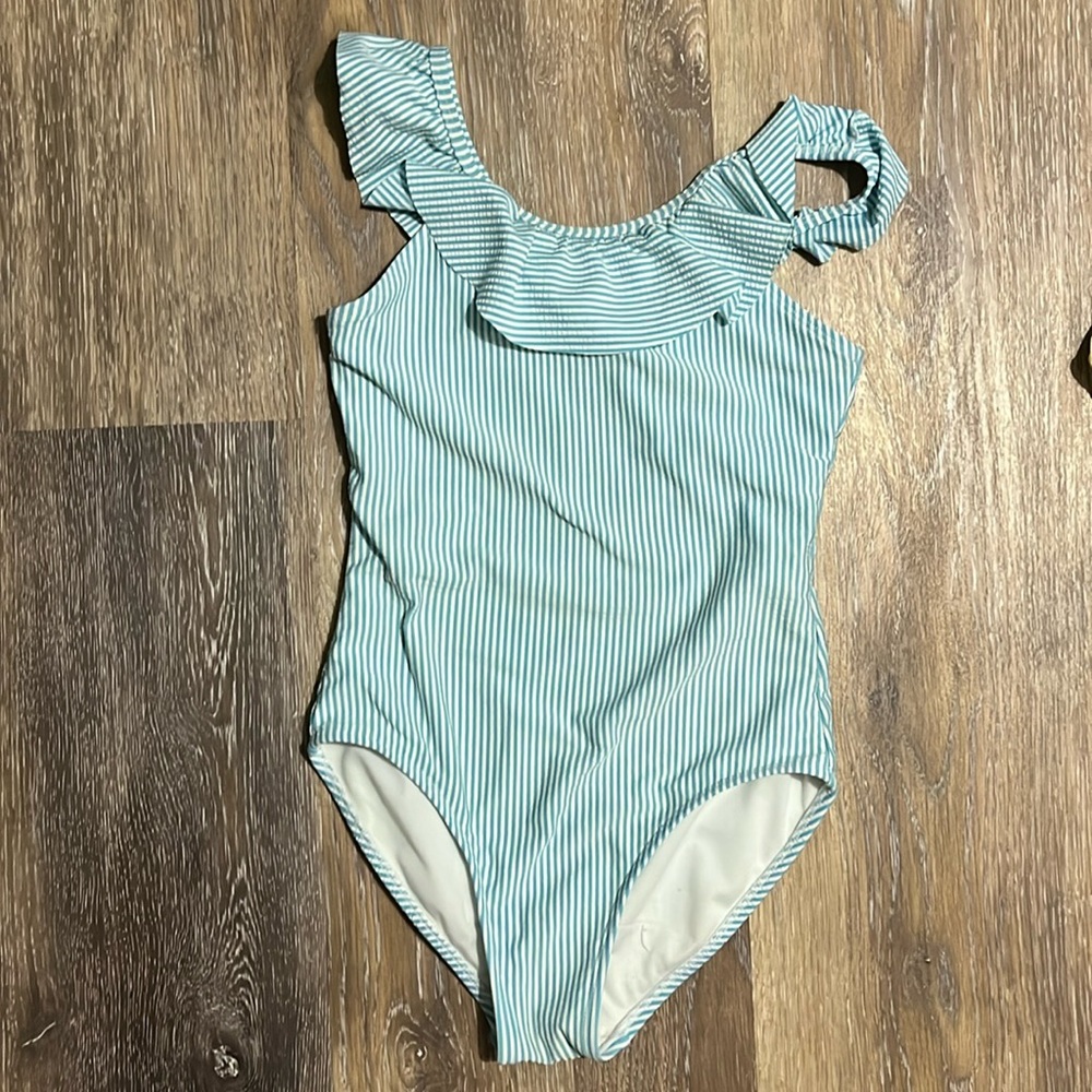 Seer-sucker bathing suit